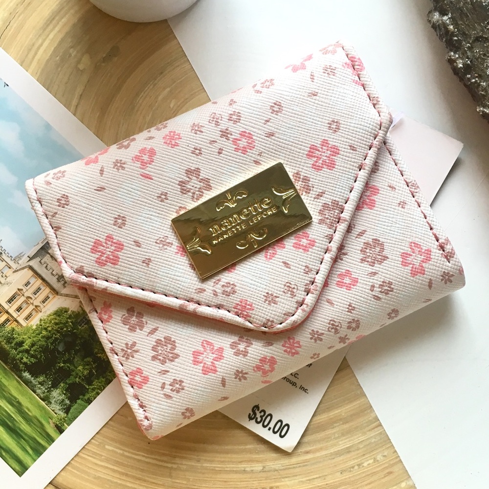 NWT Nanette Lepore Floral Mini Wallet
